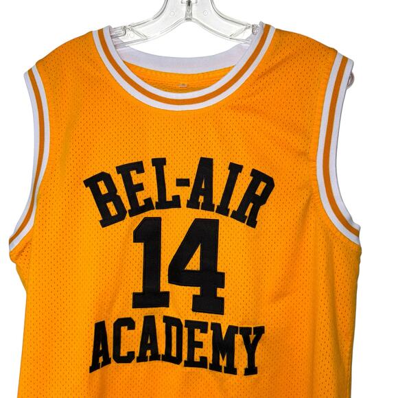 1990s Will Smith Bel-Air Academy Basketball Jersey # 14 Fresh Prince Size Medium - Picture 3 of 8